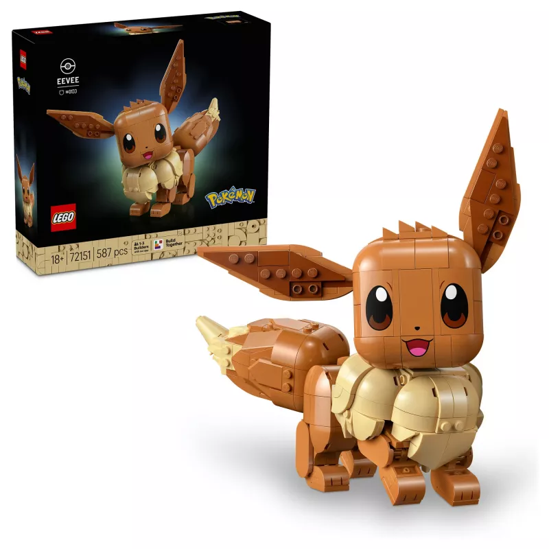 LEGO Pokemon Eevee (72151) – Statoma figūrėlė suaugusiems