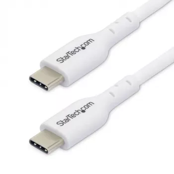 2 m balti USB-C laidai 2 vnt. pakuotėje