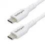 2 m balti USB-C laidai 2 vnt. pakuotėje