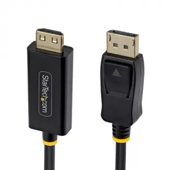 1M-DP-HDMI-4K60-GR 1 m DP į HDMI laidas su fiksavimu