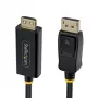 3M-DP-HDMI-4K60-GR 3 m aktyvus DP į HDMI adapterio kabelis