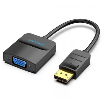I/O adapteris DP į VGA 0,15 m juodas Vention