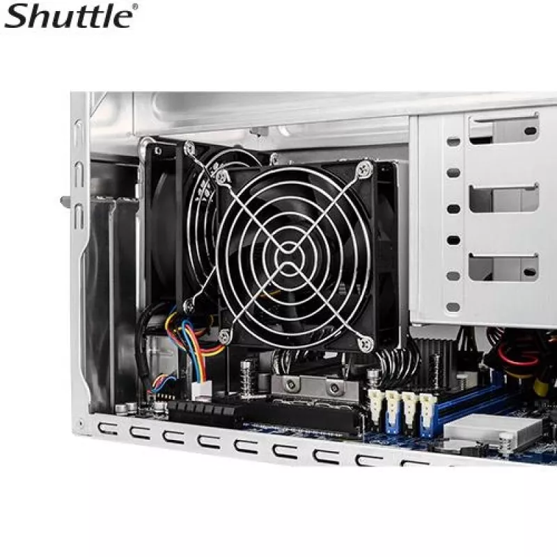 Shuttle PCB-SB860R811 SB860R8 XPC Cube Barebone, LGA1851, Intel B860, 4x DDR5, Xe Graphics, 500W, juodas