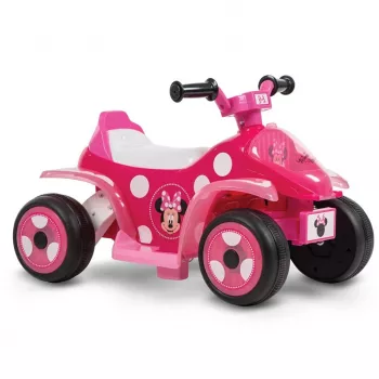 Elektromobilis vaikams HUFFY Minnie Mouse 19073W, baterijomis varomas keturratis