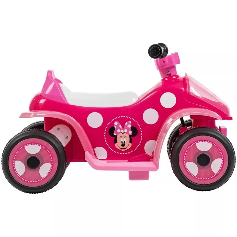 Elektromobilis vaikams HUFFY Minnie Mouse 19073W, baterijomis varomas keturratis