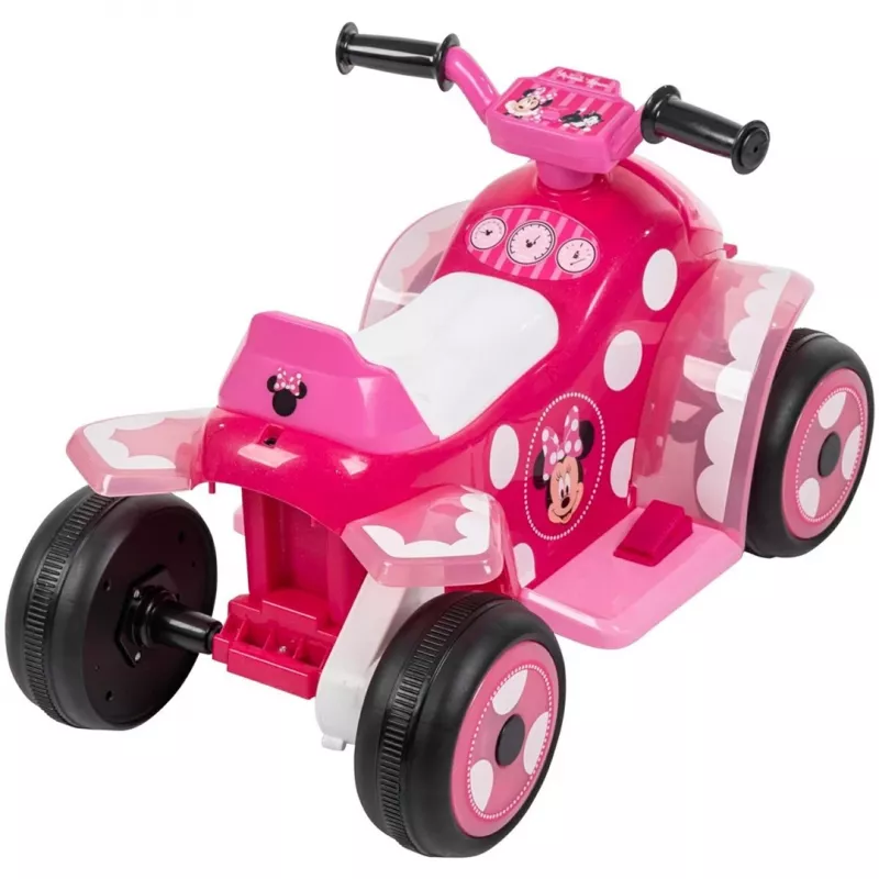 Elektromobilis vaikams HUFFY Minnie Mouse 19073W, baterijomis varomas keturratis