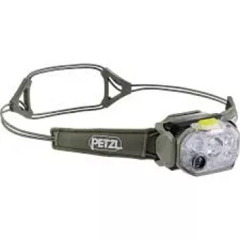 Petzl SWIFT RL priekinė lemputė, 1100 liumenų, įkraunama, žalia džiunglių