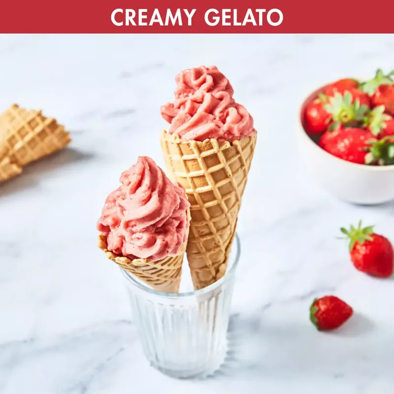 Magimix Gelato Expert kompresorinis ledų gaminimo aparatas, 2 L, 180 W, nerūdijantis plienas
