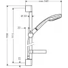 Dušo sistema Hansgrohe Croma 100 27771000 Chrome