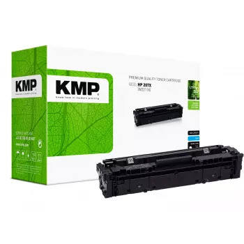 KMP Toner HP 207X žydras 2450 puslapių perdirbtas