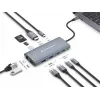 CONCEPTRONIC 10-1 Dock USB-C → HDMI / 2xUSB-C / 3xUSB-A + 20 cm pilka