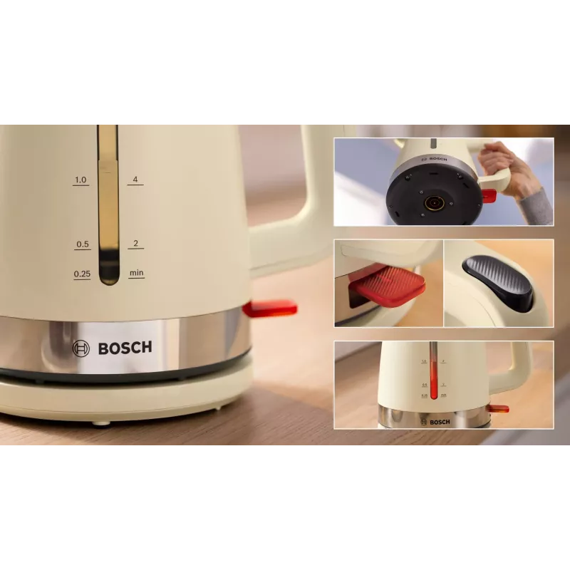 Bosch MyMoment elektrinis virdulys 1.7 L 2400 W Cream