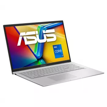 Nešiojamas kompiuteris ASUS Vivobook 17 X1704VA-AU918W, 17,3 colio Full HD, Intel Core 7 150U, 16 GB RAM, 1 TB SSD, Windows 11 Home, sidabrinis