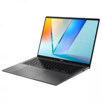 ASUS Vivobook S16 S3607VA-RP142W nešiojamas kompiuteris, 16 colių WUXGA, Intel Core 7 240H, 16GB RAM, 1TB SSD, Windows 11 Home, pilka