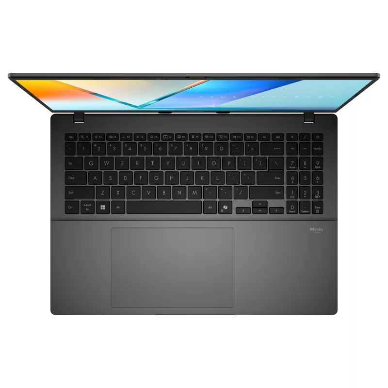 ASUS Vivobook S16 S3607VA-RP142W nešiojamas kompiuteris, 16 colių WUXGA, Intel Core 7 240H, 16GB RAM, 1TB SSD, Windows 11 Home, pilka