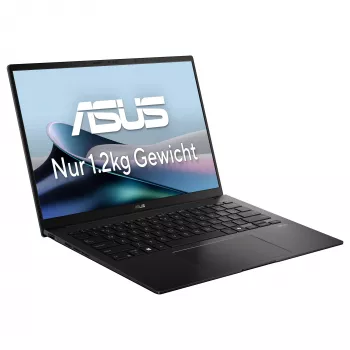 ASUS Zenbook 14 OLED UM3406GA-QD032W nešiojamas kompiuteris, AMD Ryzen AI 7 445, 14 colių WUXGA, 32 GB RAM, 1 TB SSD, Windows 11 Home, juodas