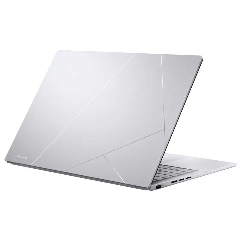 ASUS Zenbook 14 OLED UX3405CA-ST775X nešiojamas kompiuteris, Intel Core Ultra 9 285H, 32GB RAM, 1TB SSD, 14 colių WQXGA+, Windows 11 Pro, sidabrinis