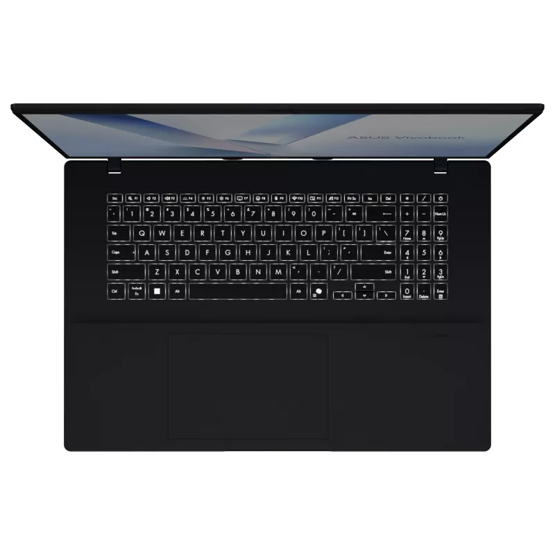 Nešiojamas kompiuteris ASUS Vivobook 18 M1807GA-S8085W, 18 colių WUXGA, AMD Ryzen AI 7 445, 16 GB RAM, 1 TB SSD, Windows 11 Home, mėlyna