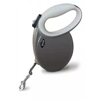 Ištraukiamas šuns pavadėlis Hilton Smart Dog Tape XL 7 m, šunims iki 40 kg, rudas/ smėlio spalvos