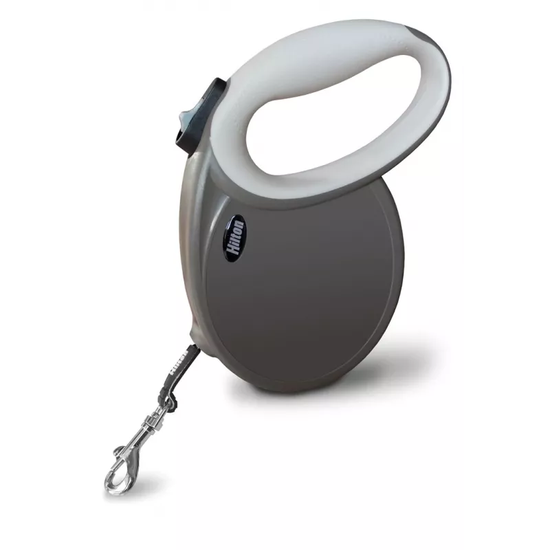 Ištraukiamas šuns pavadėlis Hilton Smart Dog Tape XL 7 m, šunims iki 40 kg, rudas/ smėlio spalvos