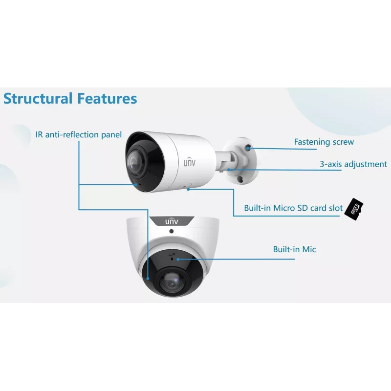 Vandeniui atspari IP kamera IPC3605SB-ADF16KM-I0