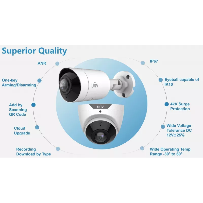 Vandeniui atspari IP kamera IPC3605SB-ADF16KM-I0