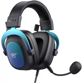 HAVIT H2002U PRO belaidės Bluetooth ausinės su mikrofonu, juodos/mėlynos spalvos