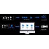 Uniview IPC2328SB-DZK-I0 IP apsaugos kamera, 8 MP, 3840x2160, lauko, sferinė