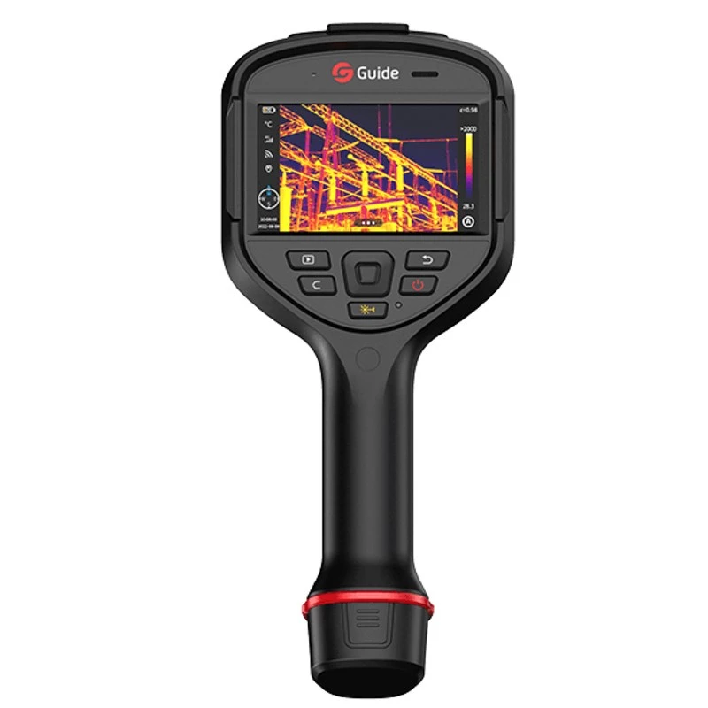 Termovizinis H3 fotoaparatas, IR 320x240, -40~650°C, FOV 25°×19°, 4,3 col. liečiamasis LCD, lazeris, 5MP, 64GB, Wi-Fi, Bluetooth