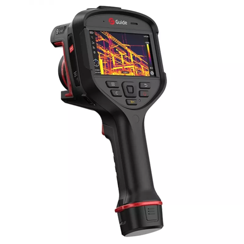 Termovizinis H3 fotoaparatas, IR 320x240, -40~650°C, FOV 25°×19°, 4,3 col. liečiamasis LCD, lazeris, 5MP, 64GB, Wi-Fi, Bluetooth