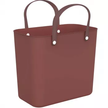 Rotho Multibag Albula Style 25L skalbinių krepšys, geležies raudona