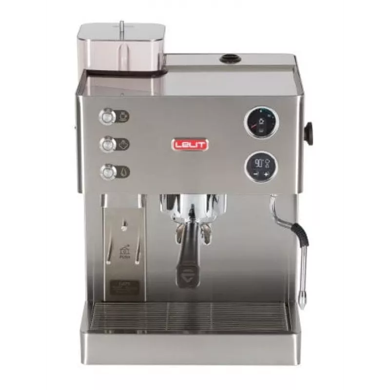Lelit Kate PL82T, Espreso aparatas, 2,5 l, kavos pupelės, malta kava, įmontuotas malūnėlis, 1200 W, nerūdijantis plienas