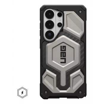 UAG Urban Armor Gear Monarch Pro Dėklas su Magnetiniu Moduliu, Samsung Galaxy S26 Ultra, titano spalva, 214513113636