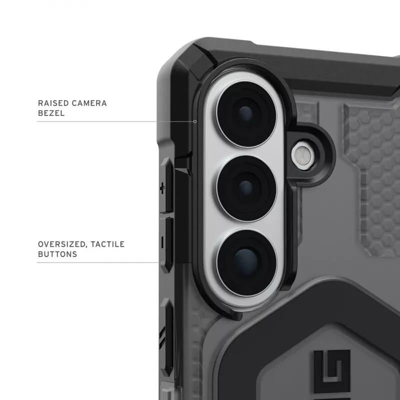 UAG Urban Armor Gear Pathfinder Dėklas su Magnetiniu Moduliu | Samsung Galaxy S26 | pelenų pilkas permatomas / juodas | 214528113140