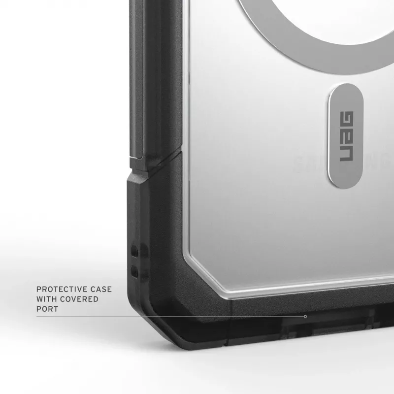UAG Urban Armor Gear Trooper Dėklas su Magnetiniu Moduliu | Samsung Galaxy S26 Ultra | permatomas/pelenų (pilkas) | 214516114G31