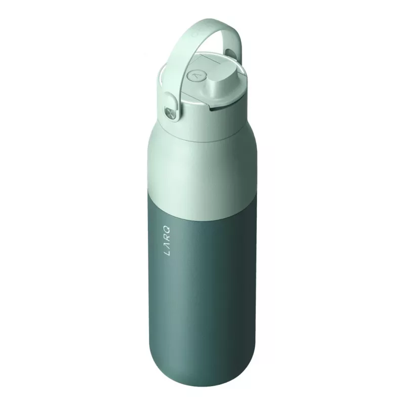 LARQ PureVis 2 savaime išsivalantis nerūdijančio plieno vandens butelis 680 ml, žalias