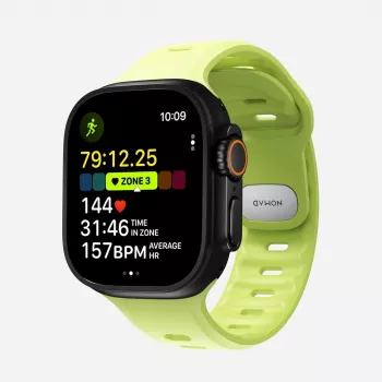 NOMAD Tempo Band – dirželis, skirtas Apple Watch 49 mm, iš FKM (lumen)