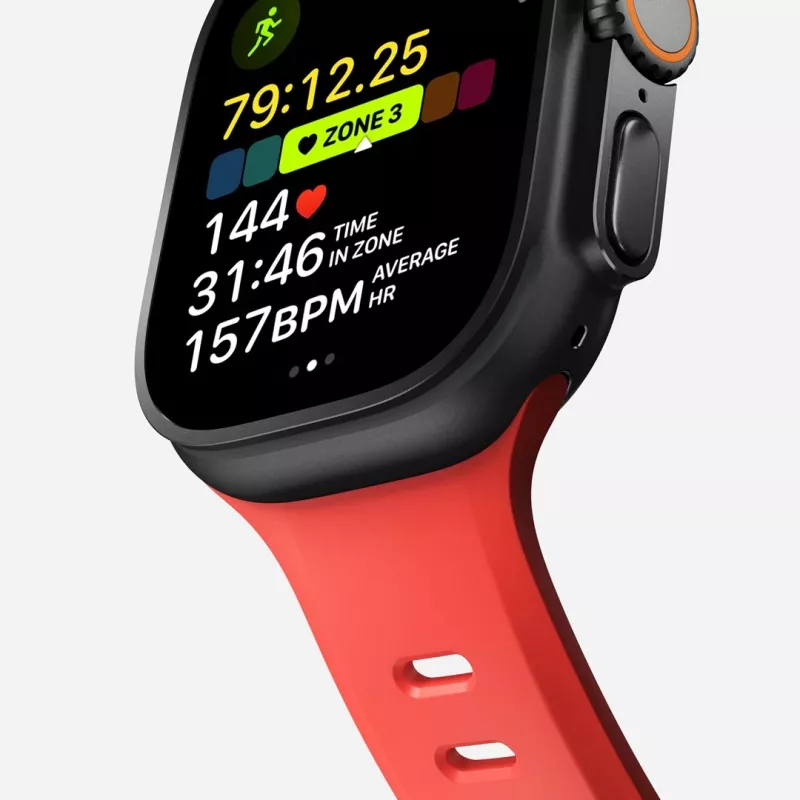 NOMAD Tempo Band – dirželis, skirtas Apple Watch 49 mm, iš FKM (crush)