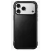 Dėklas „Nomad Rugged Leather Case“, skirtas iPhone 17 Pro Max, oda + TPU + PC, tinka 17,5 cm (6,9 col.) ekranui, juoda