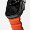 NOMAD Rocky Point Band, skirta Apple Watch 46/49 mm, FKM ir titanas, Magma/Black Hardware
