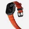 NOMAD Rocky Point Band, skirta Apple Watch 46/49 mm, FKM ir titanas, Magma/Black Hardware