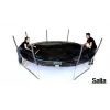 Salta Cosmos 427 cm apvalus batutas su apsauginiu tinklu, juodas (modelis 5263A)