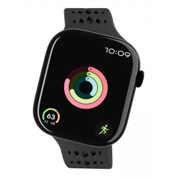 Decoded Silicone Ares O Band – Silikoninis dirželis Apple Watch 40/42 mm (juodas)