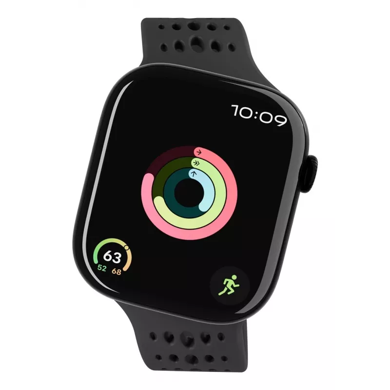 Decoded Silicone Ares O Band – Silikoninis dirželis Apple Watch 40/42 mm (juodas)