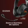 Belaidės žaidimų ausinės HyperX Cloud Flight 2 — uždengiančios ausis, juodos