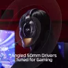 Belaidės žaidimų ausinės HyperX Cloud Flight 2 — uždengiančios ausis, juodos