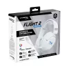 Belaidės žaidimų ausinės KINGSTON HyperX Cloud Flight 2 su USB-C ir Bluetooth, baltos