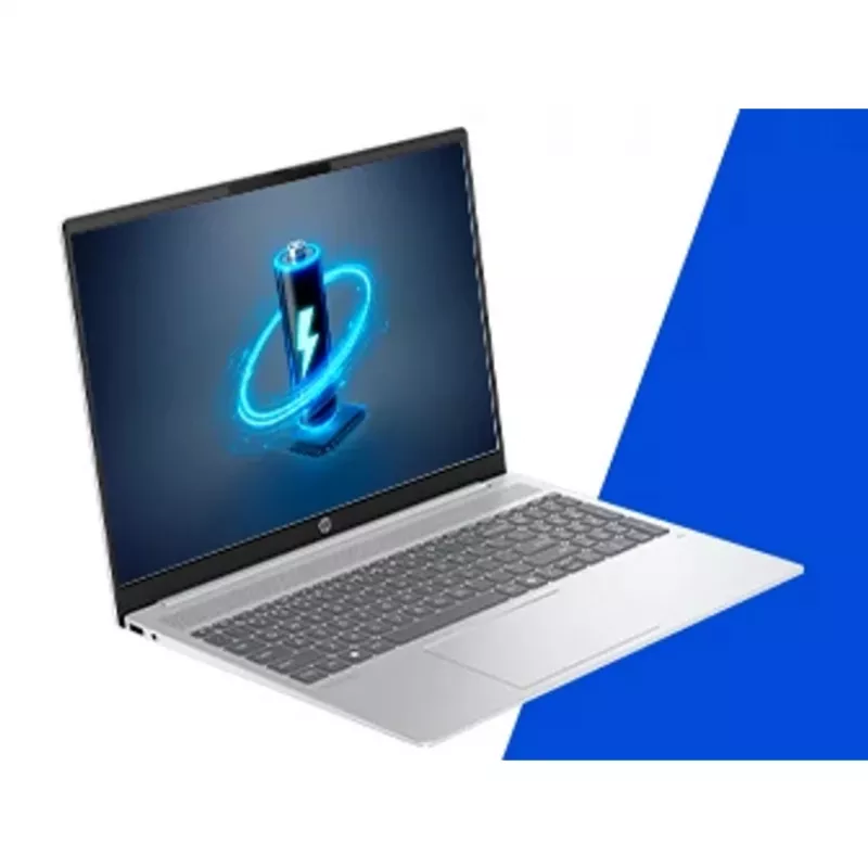 HP OmniBook 5 16-bc1002na AMD Ryzen™ 5 8540U nešiojamas kompiuteris 40,6 cm (16 colių) liečiamas ekranas 2K 8 GB LPDDR5-SDRAM 512 GB SSD Wi-Fi 6 (802.11ax) Windows 11 Home sidabrinis