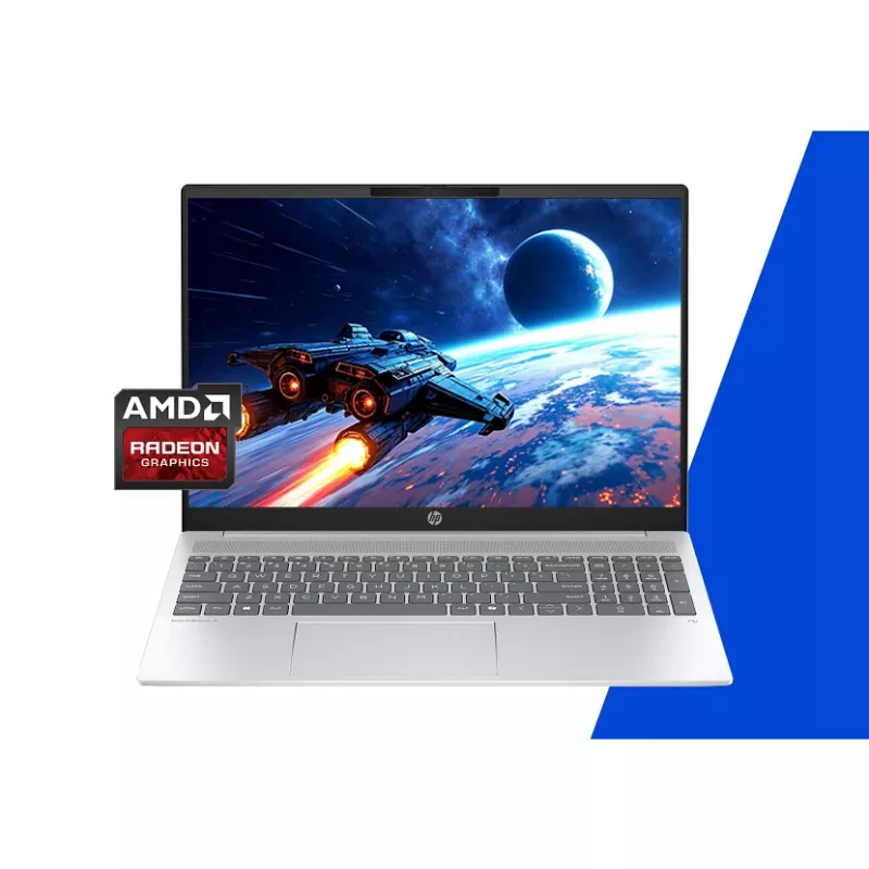 HP OmniBook 5 16-bc1002na AMD Ryzen™ 5 8540U nešiojamas kompiuteris 40,6 cm (16 colių) liečiamas ekranas 2K 8 GB LPDDR5-SDRAM 512 GB SSD Wi-Fi 6 (802.11ax) Windows 11 Home sidabrinis