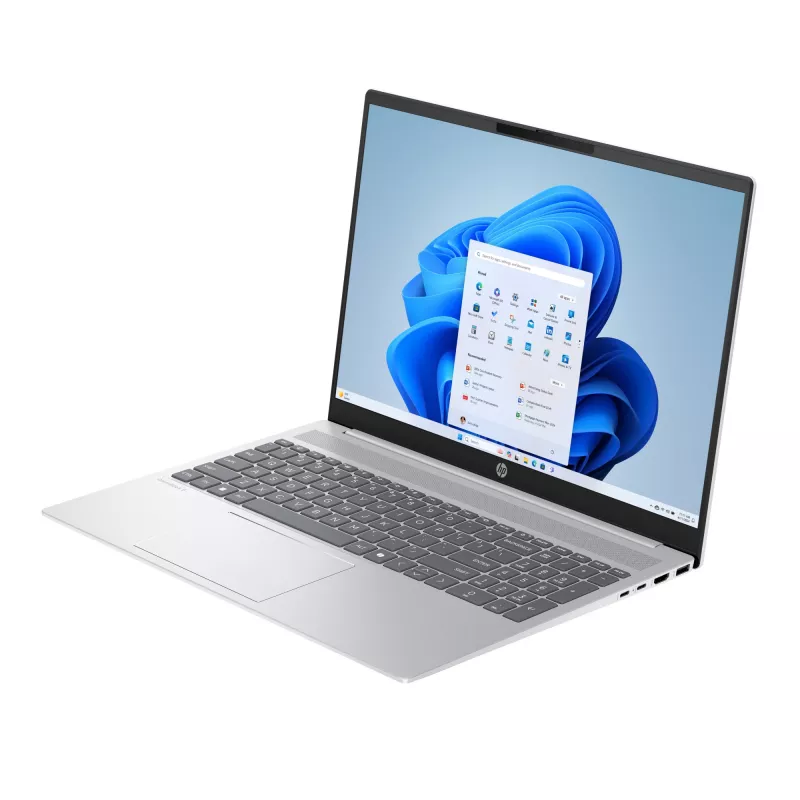 HP OmniBook 5 16-bc1002na AMD Ryzen™ 5 8540U nešiojamas kompiuteris 40,6 cm (16 colių) liečiamas ekranas 2K 8 GB LPDDR5-SDRAM 512 GB SSD Wi-Fi 6 (802.11ax) Windows 11 Home sidabrinis